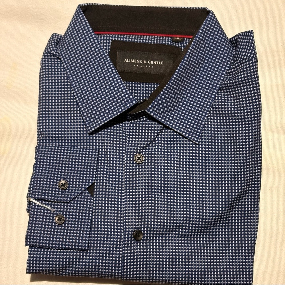 Alimens & Gentle Men's Dress Shirt in a regular fit long-sleeve
